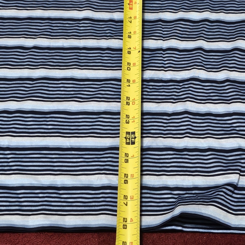 Hugo Boss Golf Men Blue Striped Polo Shirt Ben B 870 Made in Italy NWT Size L - Picture 7 of 8